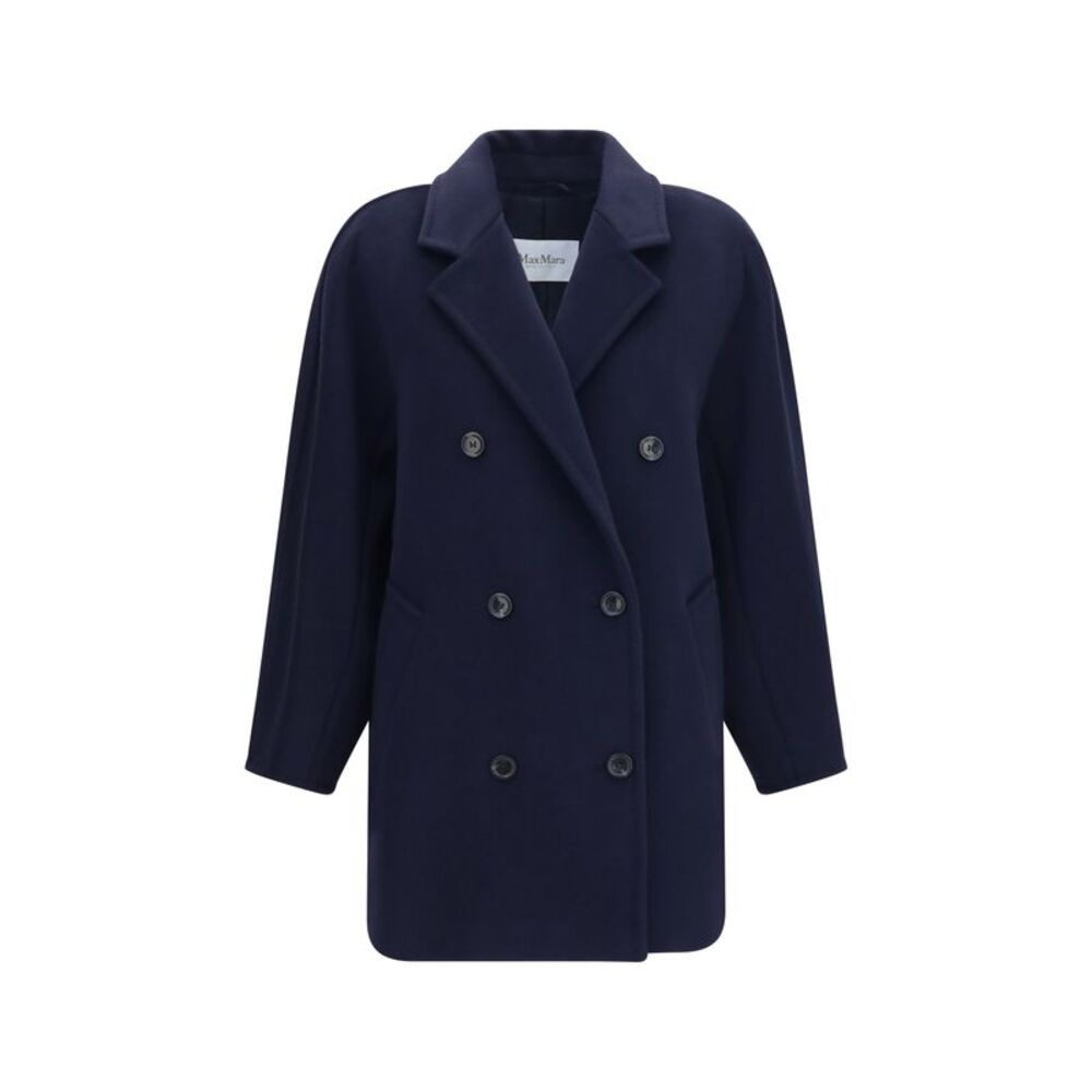 Max Mara Women Rebus Double-Breasted Jacket